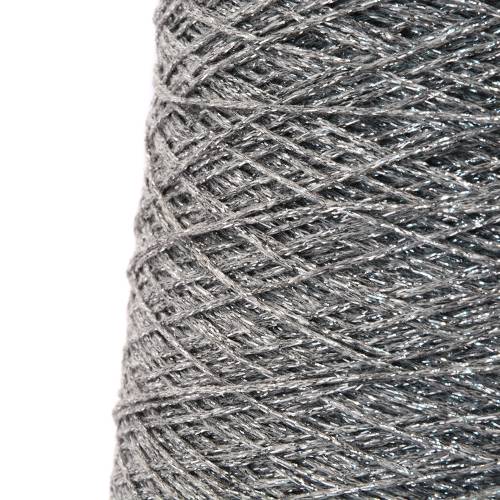 Cotton 42% PL 38% Lurex 20% (2,61€/100g.)
